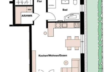 Mit Terrasse und eigenem Garten: 3-Zi.-Wohnung, gute Lage in FÜ-Poppenreuth, nahe IKEA, mit Top-Ausstattung und Anschluss für E-Auto