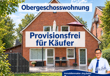 Provisionsfrei: Obergeschosswohnung