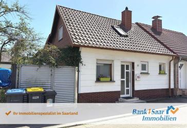 Doppelhaushälfte mit Terrasse und Garten in Spiesen-Elversberg - preisreduziert, sanierungsbedürftig