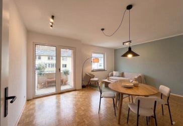 Provisionsfrei: Stilvolle 3-Zimmer-Wohnung mit Balkon in der Mainzer Neustadt