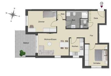 NEUBAU / 3-ZIMMER / DONAUESCHINGEN / HAUS E