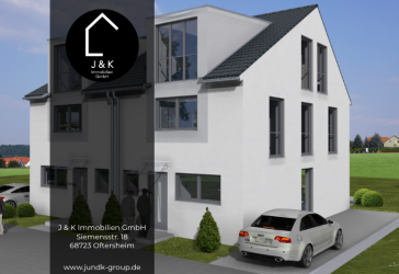Geplanter Neubau eines Reihenendhauses im schönen St. Leon-Rot KfW55