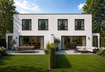 Wunderschöne Haushälfte mit 3 Kinderzimmern im Architektenhaus im Soester Norden! 130m², Effizienzhaus 55