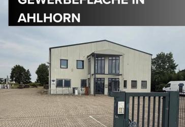 Großzügige Lager- und Gewerbehalle mit Büro-, Sozial- und Verkaufsflächen in Großenkneten-Ahlhorn
