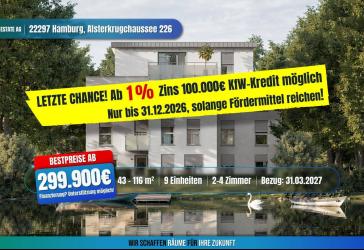 ++BESTPREIS++ 3 ZKB NEUBAU ab 1% ZINS 100.000 € KfW-Kredit mit individueller Ausstattung möglich