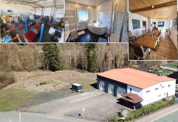 Komfortabel Wohnen mit Gewerbehalle und optional erwerbbaren Baugrundstück - PROVISIONSFREI!