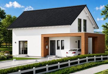 Einfamilienhaus auf Bodenplatte