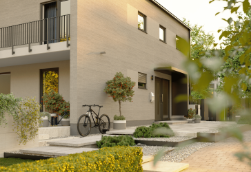 Haus mit Balkon und Terrassenüberdachung , Preis inkl. Grundstück