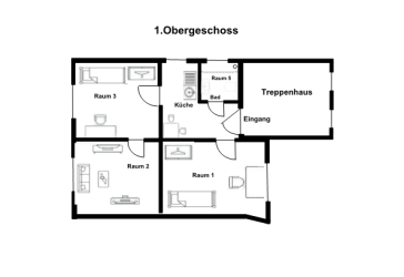 WG-ZIMMERANGEBOT: Zwei private Zimmer für 1 Person in einer 2ER-WG