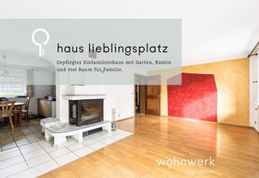 Haus Lieblingsplatz - Gepflegtes Einfamilienhaus mit Garten, Kamin und viel Raum für Familie