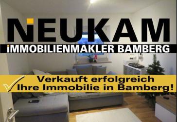 BAMBERG-NÄHE BAHNHOF-NÄHE ZENTRUM: MODERNISIERTE 3-ZIMMER-WOHNUNG FÜR 195.000,-EURO