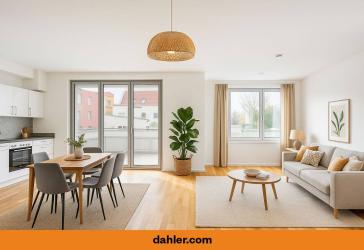 Energieeffiziente Neubau-Maisonettewohnung mit Terrasse