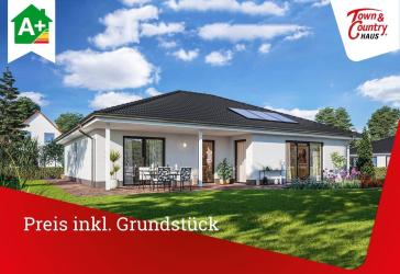 Winkelbungalow, Preis inkl. Grundstück, massiv gebaut