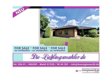 Rheda |großzügiger, mod.-bed. teilunterkellerter Winkelbungalow | Zufahrt | Garten | Garage | Entwicklunsgpotenzial