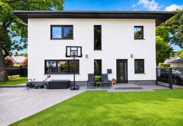 Exklusive Doppelhaushälfte mit hochwertiger Ausstattung - direkt am Wäldchen auf sonnigem Südgarten