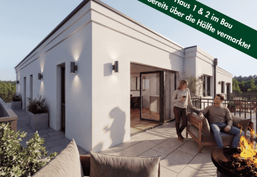 Neubau-Erstbezug – exklusives 2–3-Zimmer-Penthouse mit umlaufender Dachterrasse