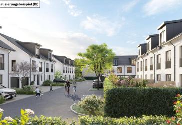 Neubauprojekt in Berglern - individuell planbares Reiheneckhaus im KfW-40-Standard!