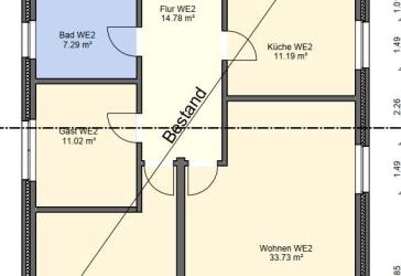 Hochwertig sanierte 4 Zimmer-Wohnung