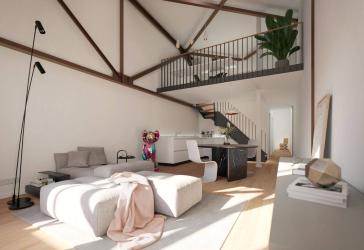 Historisches Loft-Feeling: Großzügiges Design-Wohnen in der Galerie-Suite!