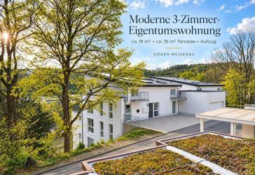 Exklusive 3-Zimmer-Eigentumswohnung mit Panoramablick in Siegen-Weidenau