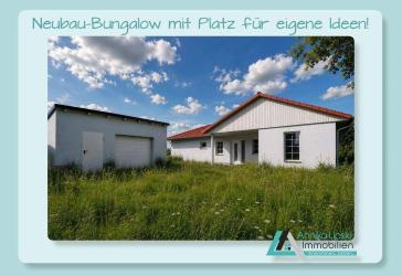 Uckermark - Neubau-Bungalow mit Platz für eigene Ideen!