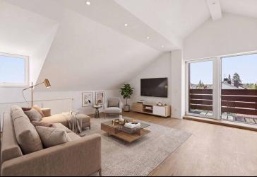 2-Zimmer-Dachgeschosswohnung mit Südwestbalkon und offenem Wohnkonzept in Gilching