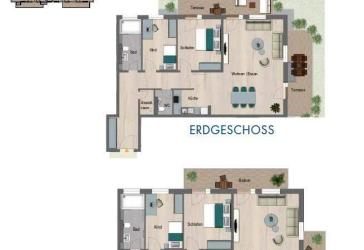 Großzügige barrierefreie 3-Zimmer-Wohnung mit zwei Balkonen und Aufzug in Bad Kissingen