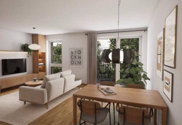 Großzügige 2-Zimmer-Wohnung mit Balkon