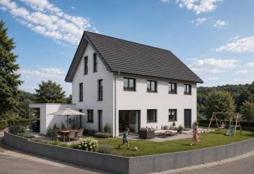 Hanse Haus Doppelhaushälfte - Modernes Familienwohnen inklusive Grundstück in Konstanz Dingelsdorf