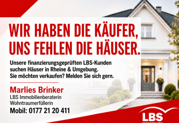 Wir haben die Käufer - uns fehlen die Hauser.