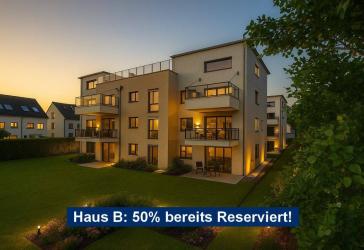 3-Zi.-Erdgeschosswohnung mit Terrasse und ca. 44 m² Gartenanteil