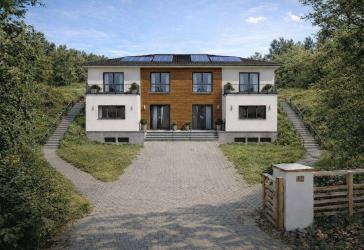 Oben Weitblick, unten Stille - Ihr Doppelhaus inkl. Grundstück