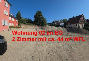 ZWEI-ZIMMER-NEUBAU im „SCHILLER-QUARTIER“ mit ca. 38 m² WFL + 6 m² Terrasse + Garten im ZENTRUM von WANGEN im ALLGÄU