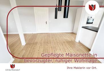 Charmante Maisonette im gepflegten Jugendstilhaus, teilsaniert, mit Gartennutzung, PKW-Stellplatz