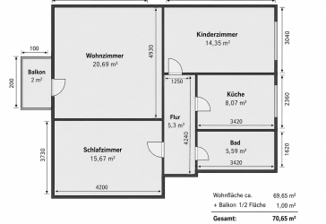 Kernsanierte 3-Zimmer-Wohnung mit eigenem ca. 80 m² Garten, Fußbodenheizung und Einbauküche – provisionsfrei