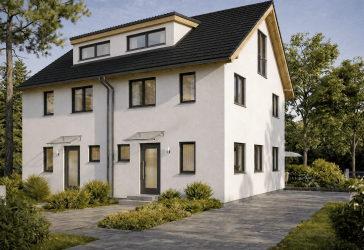 Ökologisch bauen, familiär wohnen - Neubau Doppelhaushälfte in München-Trudering
