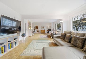 Sonniger Zoopark gleich nebenan: modernisierte 5,5-Zi.-Whg., 2 Bäder, großer Balkon, Aufzug