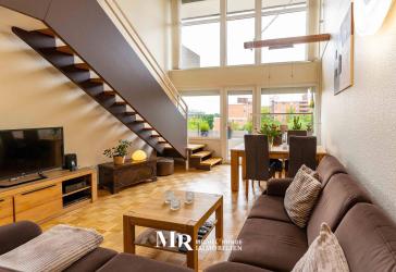 Geräumige Maisonettewohnung mit Loft-Charakter und zwei Balkonen