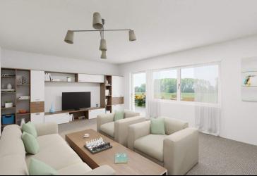 5 Zimmer-Wohnung 131 m² Wohnfläche mit großer Südwestterrasse und Garten in ruhiger Wohnlage