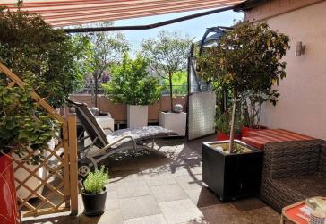 Vollklimatisierte Wohnung mit großer Dachterrasse in MA-Gartenstadt
