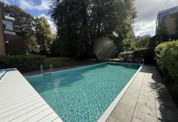 Grunewald 4-Zi Wohnung plus Souterrain mit Garten Pool und Garage