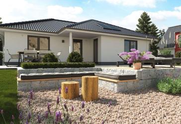 BUNGALOW ERSTBEZUG/MASSIV STEIN AUF STEIN/ÖKOLOGISCH/BARRIEREARM/WUNDERSCHÖNES GRUNDSTÜCK/FESTPREIS