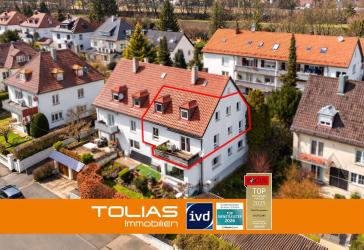 Licht, Raum und zwei Ebenen: 5,5-Zimmer-Maisonette mit Südbalkon, Stellplatz & Hobbyraum