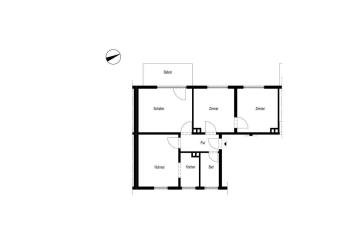 VIER-ZIMMER-WOHNUNG MIT BALKON IN BRÜGGE