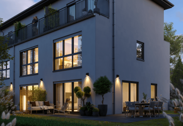 Courtagefrei & effizient: Neubau-Mittelreihenhaus mit Dachterrasse & Carport in Hamburg-Meiendorf