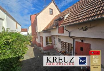 Sanierungsbedürftige Hofreite mit Scheune in Königstädten, vielseitig nutzbar!