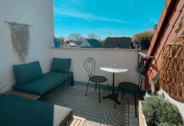 Sorglospaket kaufen: Exklusive Maisonette-DG-Wohnung | 2 Balkone | hochwertige Ausstattung