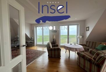 3-Zimmer Wohnung mit Blick über das Wattenmeer