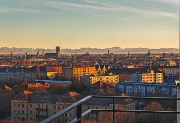 DAS Penthouse - 100% München und Alpen vereint
