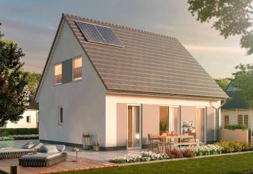 Ruhige Wohnstrasse, Massivhaus von Town & Country, Eff55 GEG, Preis incl. Grundstück